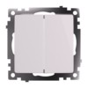 Переключатель 1-клавишный (механизм) Stekker GLS10-7107-01  250V 10А Катрин белый