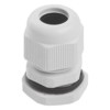 Сальник PG13,5 диаметр проводника 6-12 мм Stekker IP54 серый (DIY упаковка 2 шт)