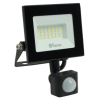 Прожектор светодиодный Feron с датчиком LL-906 IP44 20W 6400K