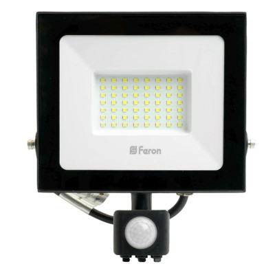 Прожектор светодиодный Feron с датчиком LL-908 IP44 50W 6400K — изображение 2