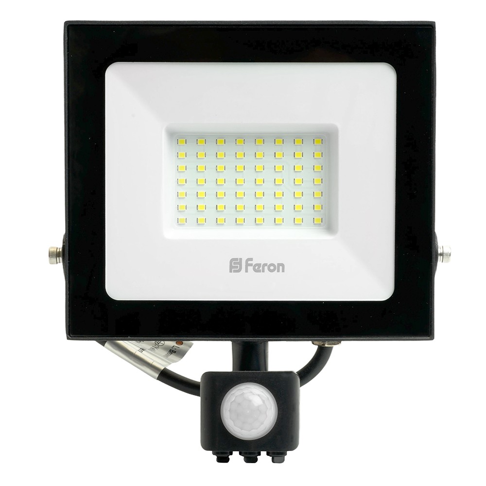 Прожектор светодиодный Feron с датчиком LL-908 IP44 50W 6400K — изображение 2