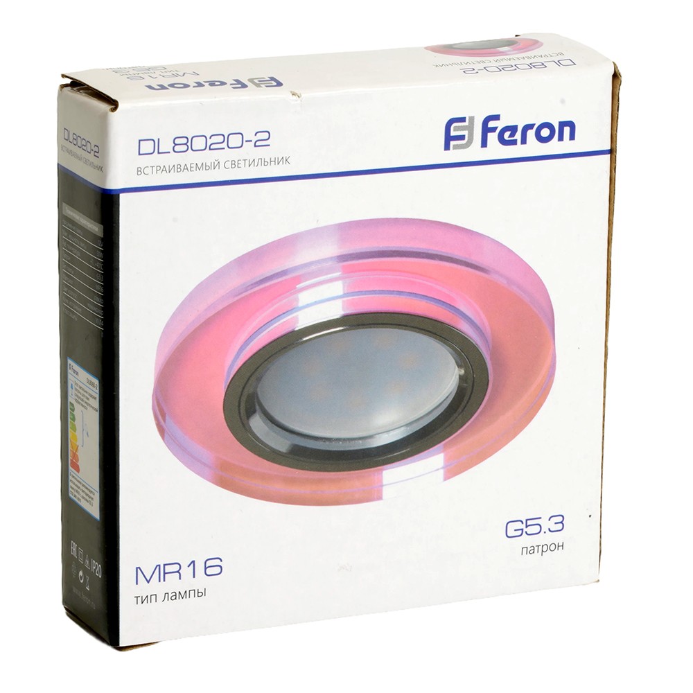 Светильник встраиваемый Feron DL8060-2 потолочный MR16 G5.3 мультиколор-перламутр — изображение 6