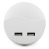 Светильник ночник Feron c 2мя USB выходами FN1122 0,45W 230V белый