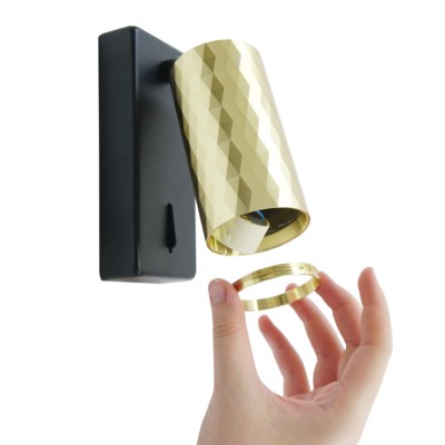 Светильник Feron PRISM ML1880 35W, 230V, GU10, золото и чёрный — изображение 6