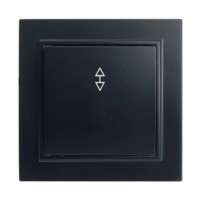 Переключатель 1-кл. Stekker PSW10-9005-03 250В 10А Эрна черный