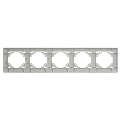 Рамка 5-местная горизонтальная Stekker PPFR00-9005-01 Эрна белый — изображение 2