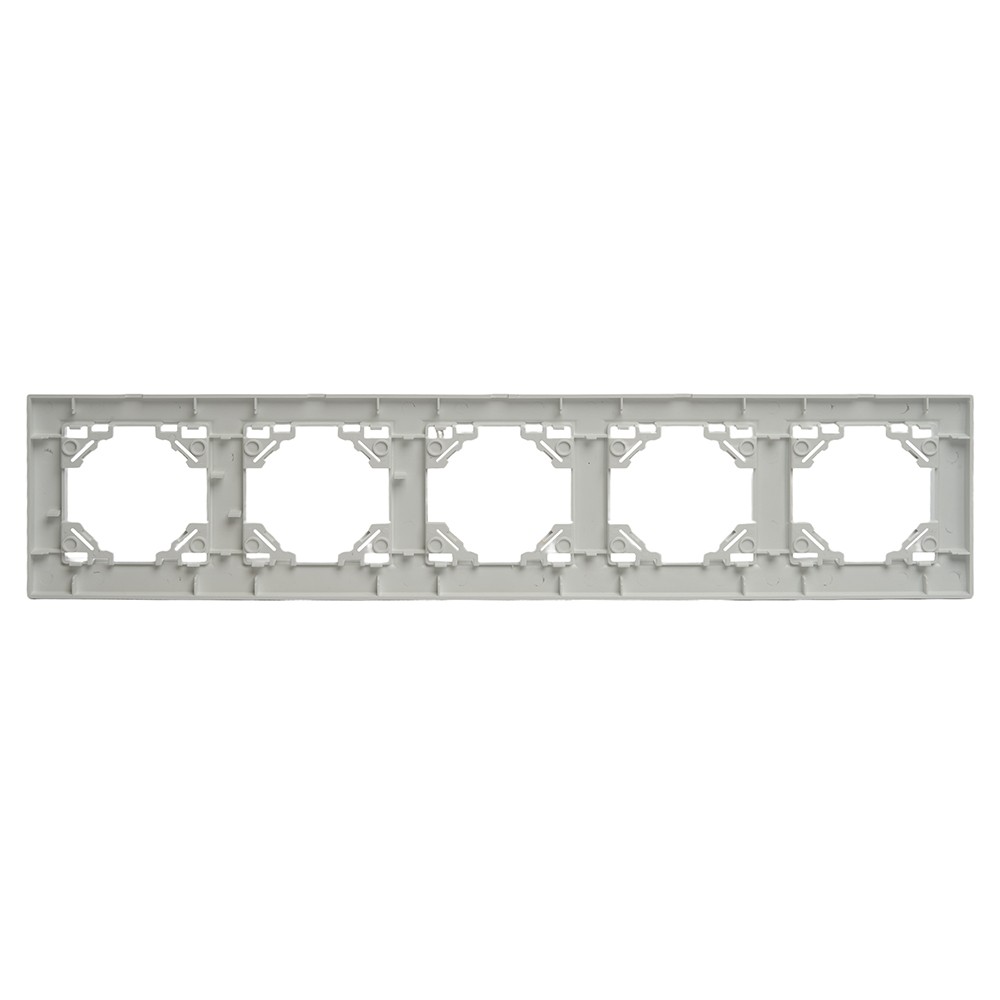 Рамка 5-местная горизонтальная Stekker PPFR00-9005-01 Эрна белый — изображение 2