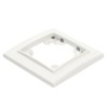 Рамка 1-местная Stekker PFR00-9001-01 Эрна белый