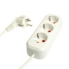 Удлинитель трехместный с/з  Stekker HM06-31-05 3x1мм2 5м Home (У10-002) белый