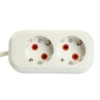 Удлинитель двухместный с/з  Stekker HM06-21-07 3x1мм2 7м Home (У10-001) белый
