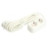 Удлинитель двухместный с/з  Stekker HM06-21-07 3x1мм2 7м Home (У10-001) белый