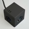 HM10-41-01 Удлинитель 3-местный с/з, 3x1мм2, 1.5м, 250В, 16А, 2USB+1С, 5V 3,1А, серия Comfort, черный