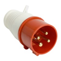 Вилка прямая ST-014 16А 380В 3P+PE IP44 PPG16-014-44 Stekker