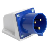 Вилка угловая ST-523 32А 220В 2P+PE IP44 PPG32-523-44 Stekker