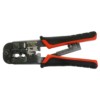 Кримпер Stekker CTLS007 для обжима RJ разъемов RJ-45 (8P8C) RJ-12 (6P6C) и RJ-11 (6P4C и 6P2C) черный красный