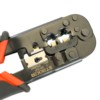 Кримпер Stekker CTLS007 для обжима RJ разъемов RJ-45 (8P8C) RJ-12 (6P6C) и RJ-11 (6P4C и 6P2C) черный красный
