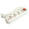 Удлинитель четырехместный с/з с выключ. Stekker HM07-41-07 3x1мм2 7м Home (У16А-003) белый