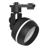 Светильник Feron AL165 трековый однофазный на шинопровод под лампу GX53 черный
