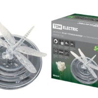 Светильник ПП-007 “Стрекоза”, на воде, на солнечных батареях, 12*12*7,5 см, TDM