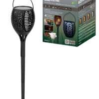 Светильник СП-351 “Факел 2” на солнечной батарее, 12х12х79 см, пластик, черный, 54 LED, TDM