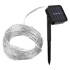 Гирлянда CCГ-112 "Роса" на солнечной батарее, 10 м, 100 LED, теплый белый, IP54, TDM