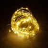 Гирлянда CCГ-112 "Роса" на солнечной батарее, 10 м, 100 LED, теплый белый, IP54, TDM