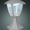 Светильник садово-парковый LED "СИТИ" ДТУ 07-08-001 У1 8 Вт 230 В 6500 К напольный белый TDM