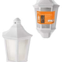 Светильник садово-парковый НБУ 06-60-003 настенный, пластик, расс. поликарбонат, белый TDM