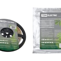 Лента светодиодная SMD3528-60-54-12-48-YE 60LED/м, IP54, 12В, 4,8Вт, желтый, TDM