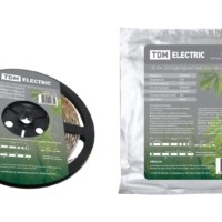 Лента светодиодная SMD5050-60-54-12-144-BL 60LED/м, IP54, 12В, 14,4Вт, синий, (У) TDM