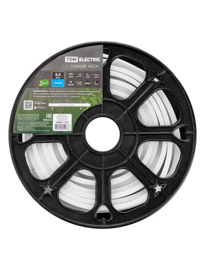 Гибкий неон SMD2835-120 LED/м-220 В-6,5 Вт/м-IP67-синий (25м) TDM — изображение 4