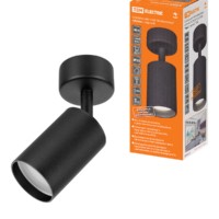 Светильник-спот поворотный 40 Вт, GU10, 230 В, 50 Гц, IP20, “Ирис”, черный, TDM