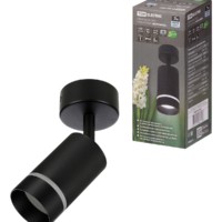 Светильник-спот поворотный LED, 7 Вт, 230 В, 50 Гц, 4000К, IP20, “Вероника”, черный, TDM