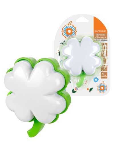 Ночник “Кекс” с выключателем, 0,5 Вт, 220 В Народный