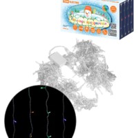 Гирлянда светодиодная “Занавес” 1,5х2,5 м, 169LED,  многоцветн., 8 режимов, 250 В, IP44, TDM