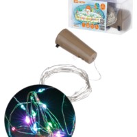 Гирлянда-пробка для бутылки “Роса20” 20LED, 2м, RGB, 3хAG13/LR44, TDM