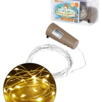 Гирлянда-пробка для бутылки “Роса20” 20LED, 2м, 3000К, 3хAG13/LR44, TDM