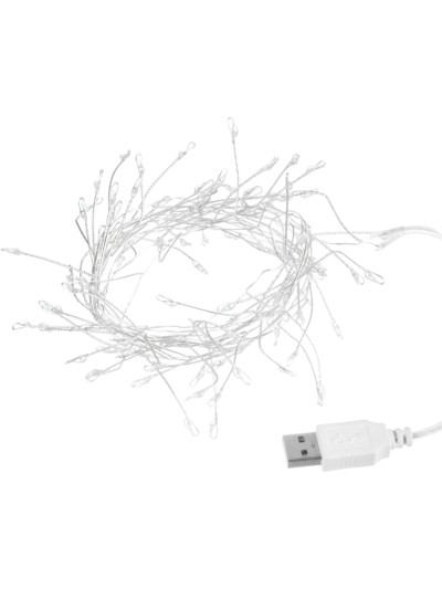 Гирлянда светодиодная "Самоцветы" 100LED, 2 м, 6000 K, USB, IP20, TDM — изображение 2