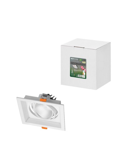 Светильник встраиваемый карданный “Фокус-1” LED CSL-01-1×11-WW 11 Вт, 35°, 3000 К, 80 Ra, IP20, TDM