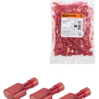 Разъем РпИп 1,5-6 плоский (папа) нейлоновый (100 шт.) TDM