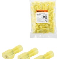 Разъем РпИп 6-6 плоский (папа) нейлоновый (100 шт.) TDM