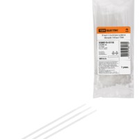 Хомут 2,5х250мм нейлон (белый) (100шт) TDM