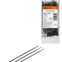 Хомут 2,5х160мм нейлон (черный) (100шт) TDM