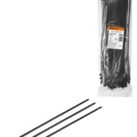Хомут 7,6х400мм нейлон (черный) (100шт) TDM