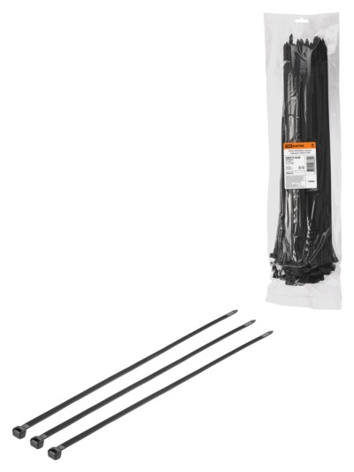 Хомут 8,8х500мм нейлон (черный) (100шт) TDM