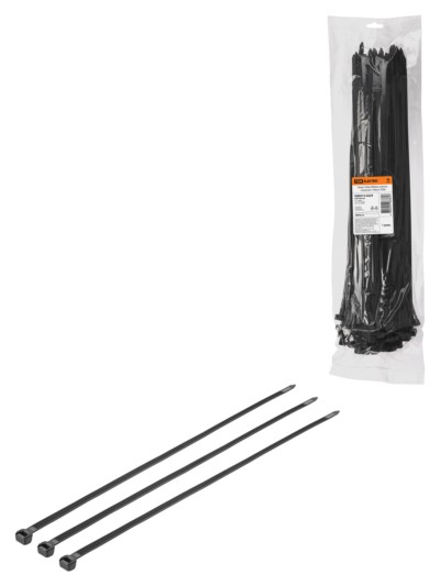 Хомут 8,8х1000мм нейлон (черный) (100шт) TDM