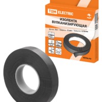 Изолента вулканизирующая 15 мм 5 метров (до 10 кВ) TDM