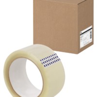 Упаковочная клейкая лента прозрачная 48 мм х 66 м, 45 мкм TDM