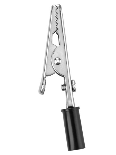 Зажим "крокодил" ЗК 15А 53мм черный (10шт) TDM — изображение 3