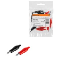 Зажим “крокодил” ЗКИ 5А 46мм в изоляции красный/черный (5шт+5шт) TDM